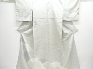 遠山模様手織り紬訪問着